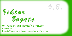 viktor bogats business card